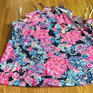 Lilly Pulitzer Pink and Blue Floral Top